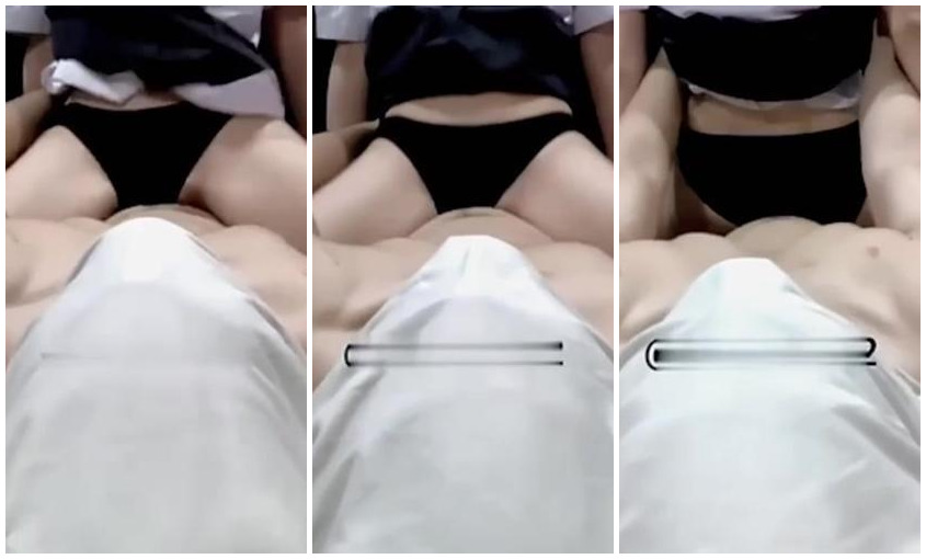 สาวรับงานเย็ด หาค่าเทอมก่อนจบ มีงบไม่ถึงต้องขายหี ขึ้นตอกหีขึ้นลงเสียวสุดลำ เย็ดคาชุด