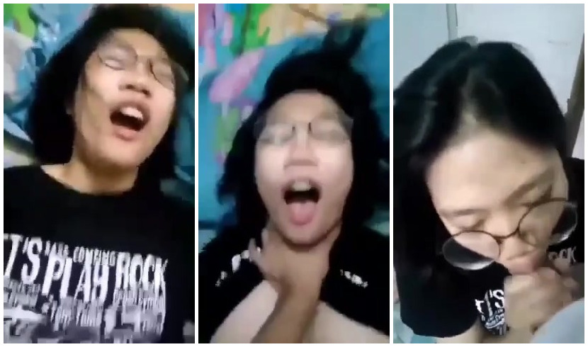 เย็ดสาวแว่นม.6 แอบนัดผู้ชายมาเย็ดในหอพักก่อนจบการศึกษา